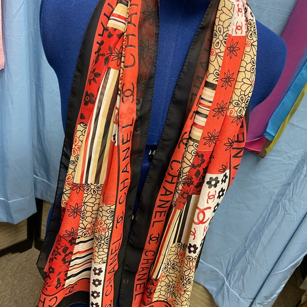 100% silk scarf